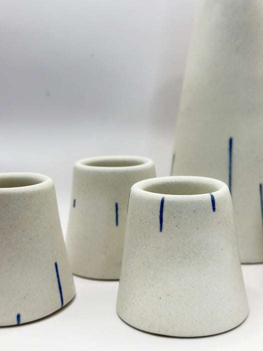 Sake carafe and cups