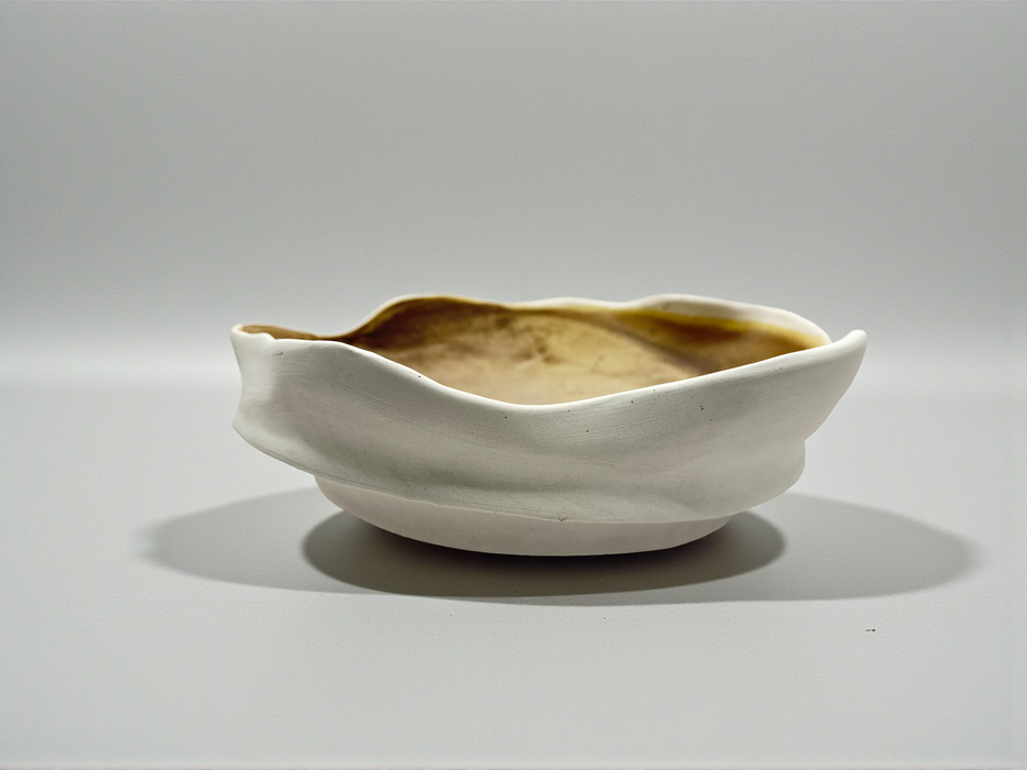 White-beige bowl